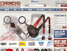 Tablet Screenshot of honcho-sfx.com